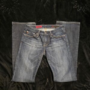 Ag Adriano Goldschmied Women's Dark Blue Bootcut Jeans